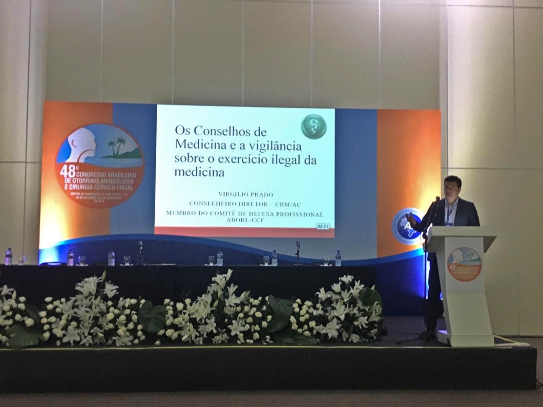 Dr. Virgílio Prado apresenta palestra em João Pessoa PB (Foto: Arquivo Pessoal)